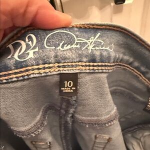 DG2 by Diane Gilman Light-Med Blue Bootcut Jeans